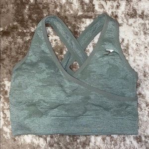 GYMSHARK CAMO SEAMLESS SPORTS BRA